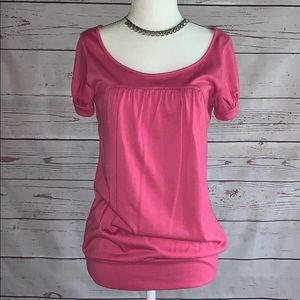 EUC XHILARATION Pink tunic top. Medium